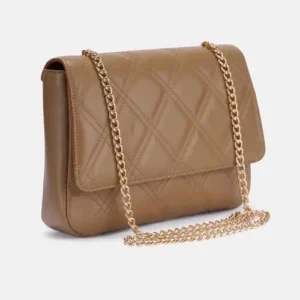 Golden Genuine Leather Bag